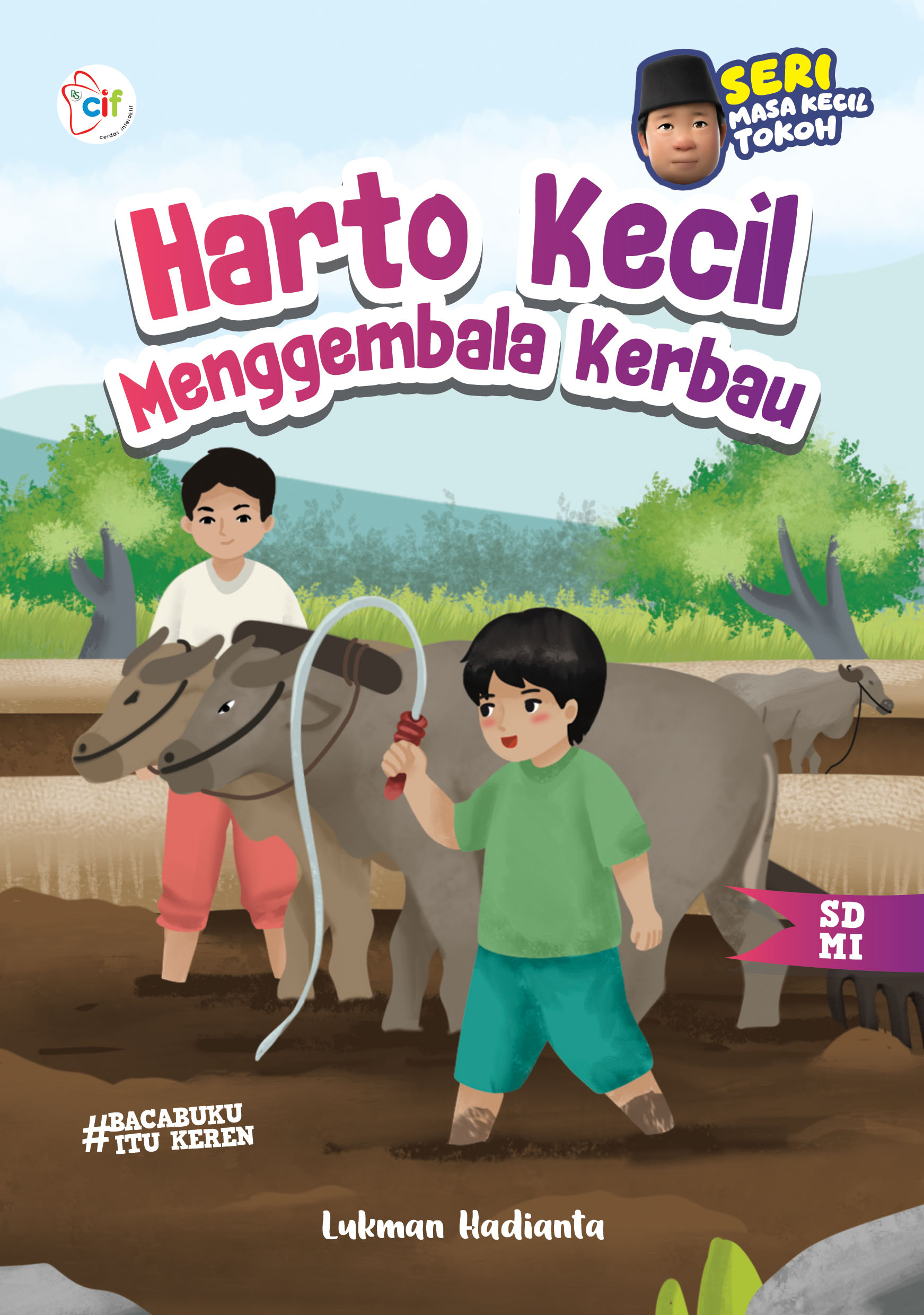Harto Kecil Menggembala Kerbau